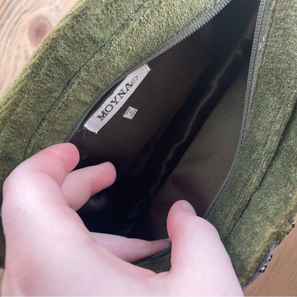 Embroidered Patchwork Mini Handbag - image 5